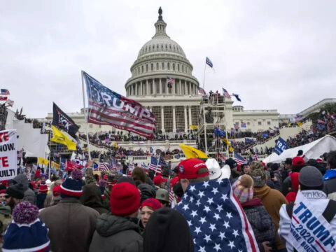 Two to be sentenced for roles in Jan 6 attack on US Capitol police officer