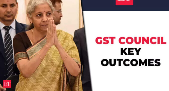 gst council: GST Council key outcomes: Tax on liquid jaggery reduced; entire GST compensation cess to be cleared - The Economic Times Video