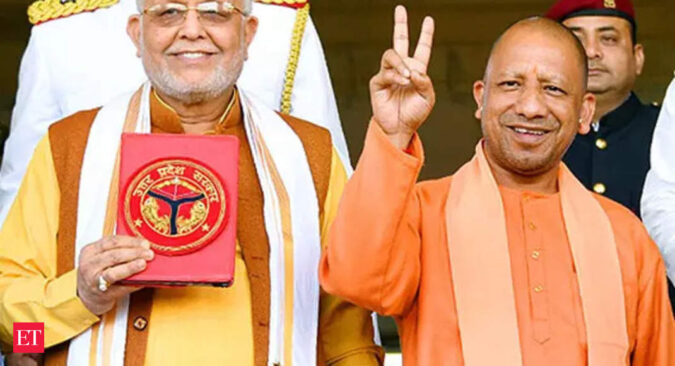 UP Budget: UP Budget 2023: Yogi govt aims for $1tn economy; FM Khanna presents Rs 7 lakh cr budget for FY24 - The Economic Times Video