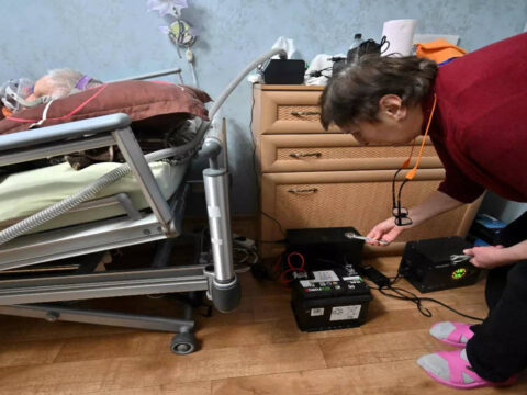 'Total torture': Sick Ukrainians gasp for oxygen amid blackouts