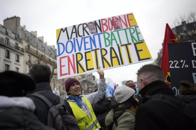 French PM offers to ease pension overhaul for conservatives' backing