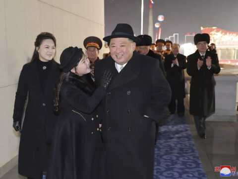 Kim: Kim Jong-un shows off daughter, missiles at big parade