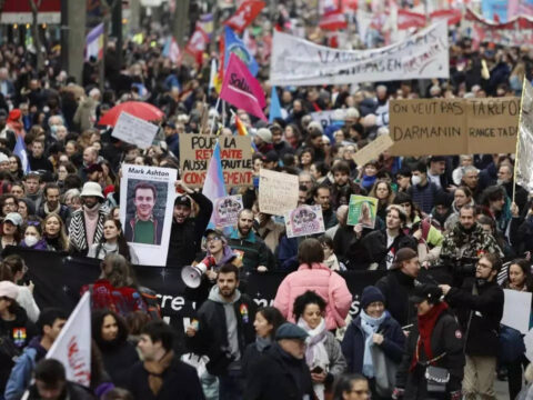 French pensions strikes slow before March showdown