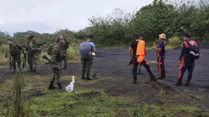 Search on Philippine volcano confirms 4 died in plane crash