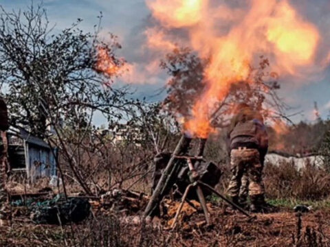 Ukraine: Tears, defiance and new tanks in Ukraine for war anniversary