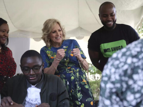 Biden: Jill Biden talks safe sex, condoms with Kenya's young adults