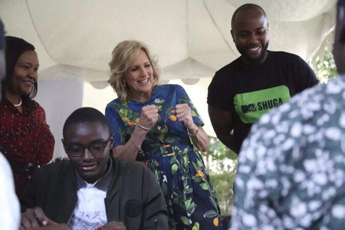 Biden: Jill Biden talks safe sex, condoms with Kenya's young adults