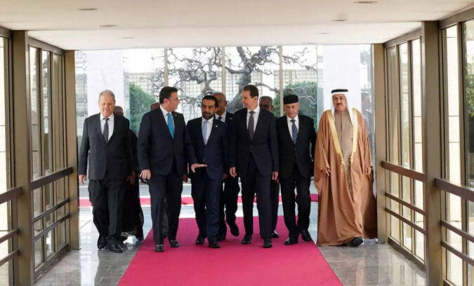 Syria: Top Arab lawmakers in Syria for talks with President Assad