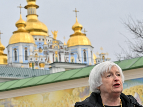 Yellen: US sending Ukraine another $1 billion, Janet Yellen says in Kyiv