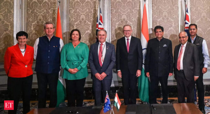 india: India, Australia agree for early conclusion of talks to expand trade pact; eye USD 100-bn trade in 5 years