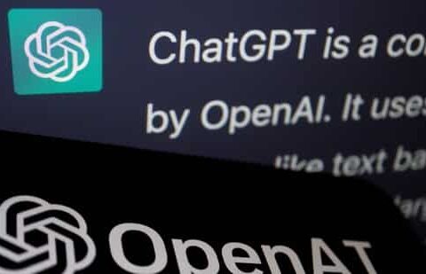 The logo of OpenAI is displayed near a response by its AI chatbot ChatGPT on its website.(REUTERS)