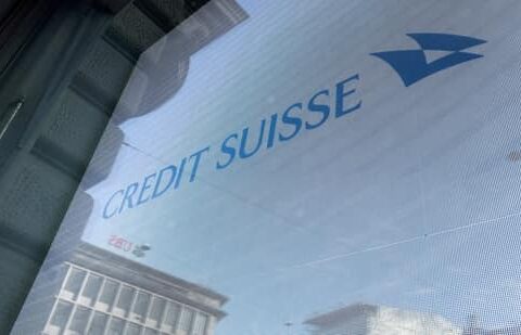 Logos of Swiss banks UBS and Credit Suisse are seen in Zurich, Switzerland.(REUTERS)