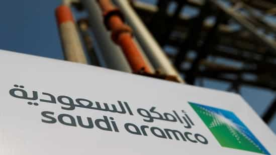 FILE PHOTO: Saudi Aramco logo is pictured at the oil facility in Abqaiq, Saudi Arabia October 12, 2019. REUTERS/Maxim Shemetov/File Photo(REUTERS)