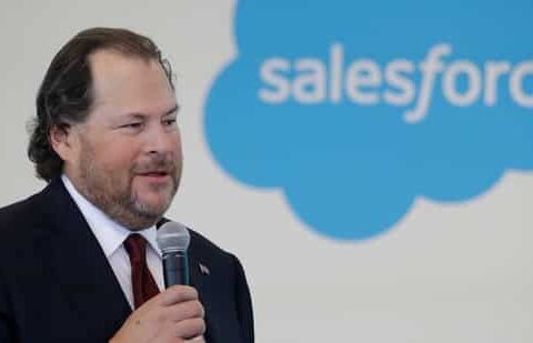 Salesforce chairman Marc Benioff. (AP)