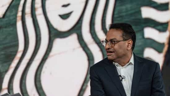 Starbucks CEO Laxman Narasimhan.(AP)