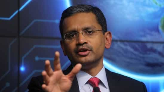 Tata Consultancy Services (TCS) Chief Executive Officer Rajesh Gopinathan attends a news conference.(REUTERS file)