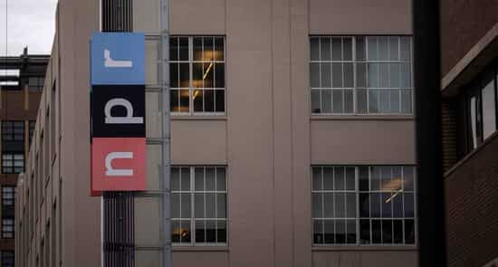 A view of the National Public Radio (NPR) headquarters on North Capitol Street in Washington, DC, amid the announcement of layoffs. (AFP)