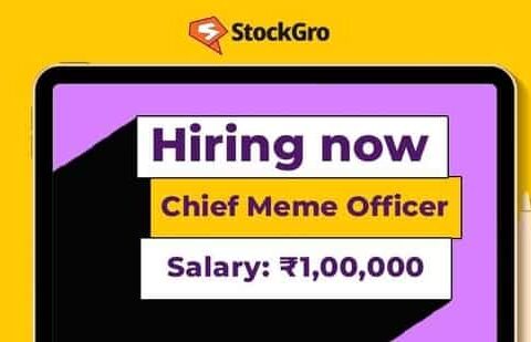 The chief meme officer will have to curate, ideate and share viral content to increase StockGro's presence. (LinkedIn)