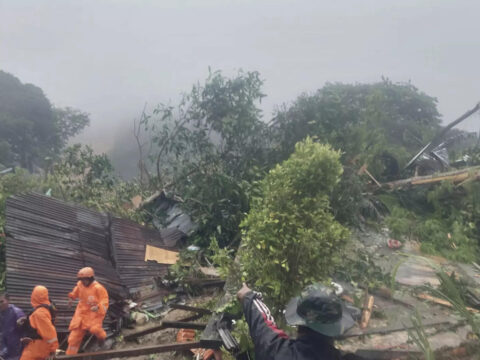 Indonesia landslides kill 10, rescuers search for 42 missing