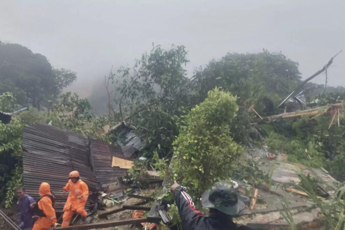 Indonesia landslides kill 10, rescuers search for 42 missing