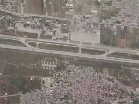 Satellite photos: Likely Israel strike damages Syria airport