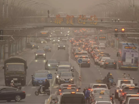 Beijing: Beijing air quality plummets amid dust storm, pollution