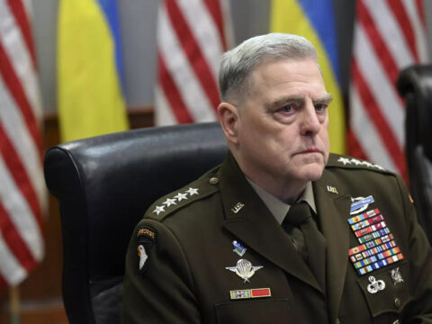 Ukraine war: US and Russian military chiefs in rare talks after drone downed