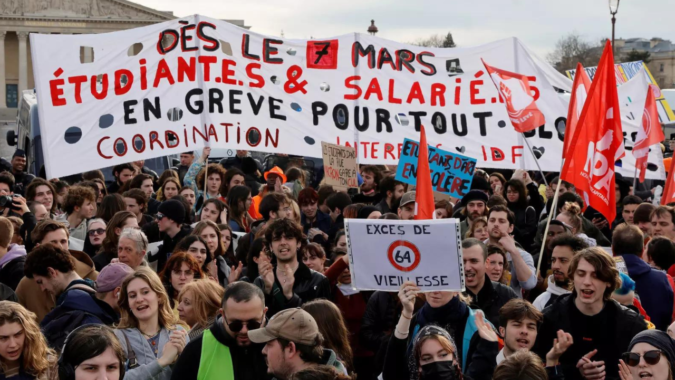 Anger as French government pushes through pension reform without vote