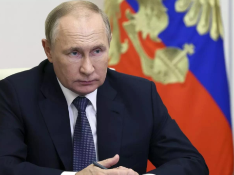 Putin: Putin visits Crimea on anniversary of its annexation from Ukraine