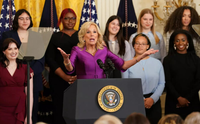 Biden: US first lady Jill Biden: It's time for men to step up for women's rights