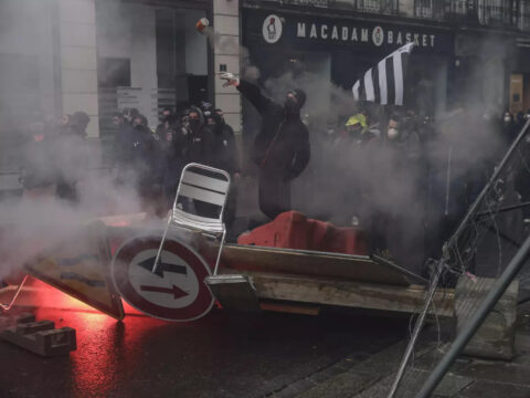 Nationwide protests in France after Macron doubles down on pension bill