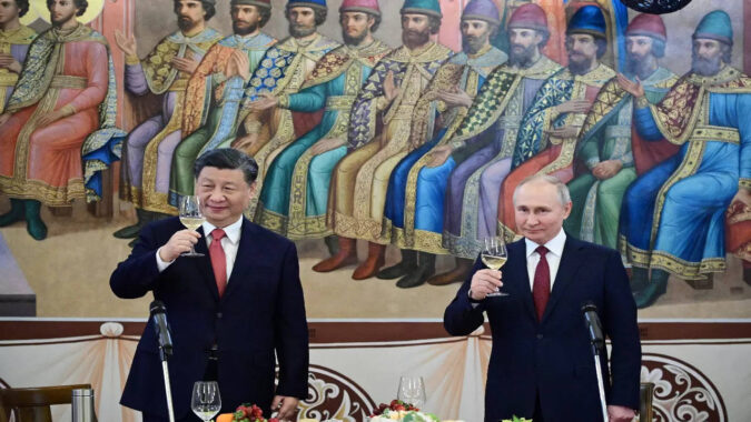 Putin says there's no Russia-China military alliance