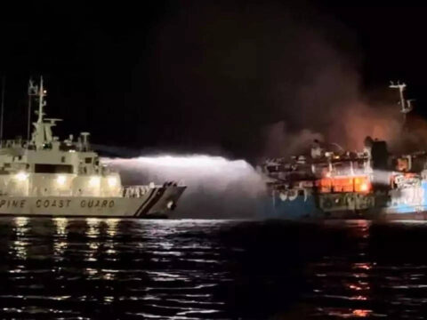 Fire Rips Through Philippine Ferry: Thirty-one killed after fire rips through Philippine ferry