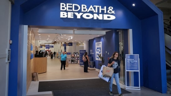 FILE PHOTO: A person exits a Bed Bath & Beyond store in Manhattan, New York City, U.S., June 29, 2022. REUTERS/Andrew Kelly/File Photo(REUTERS)