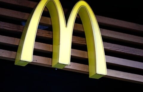 A logo of US burger chain McDonalds. (AFP)