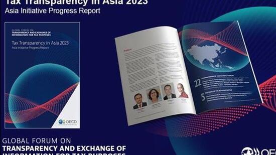 The first progress report of Tax Transparency in Asia 2023 was released in New Delhi on Thursday (Twitter/MathiasCormann)