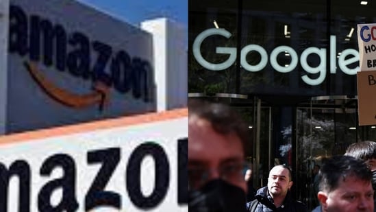 Google and Amazon are reportedly encouraging employees to quit on their own. (File)