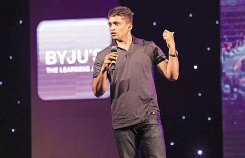 Byju Raveendran of Think and Learn Pvt. Ltd that runs edutech start-up Byju’s. (Livemint)