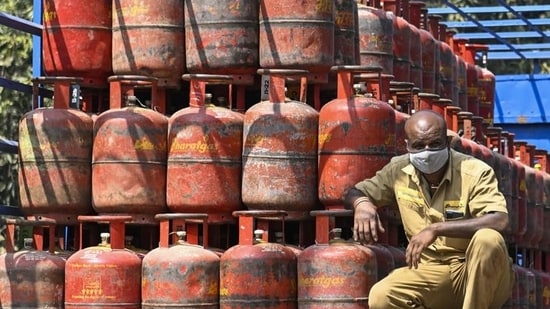 The rate of domestic LPG cylinders was hiked four times in 2022. (File)