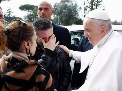 Francis: Pope Francis leaves hospital; 'Still alive,' he quips