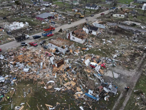 Torn apart homes, overturned cars, toppled power lines, ripped off trees: US storms, tornadoes leave paths of devastation, kill at least 24