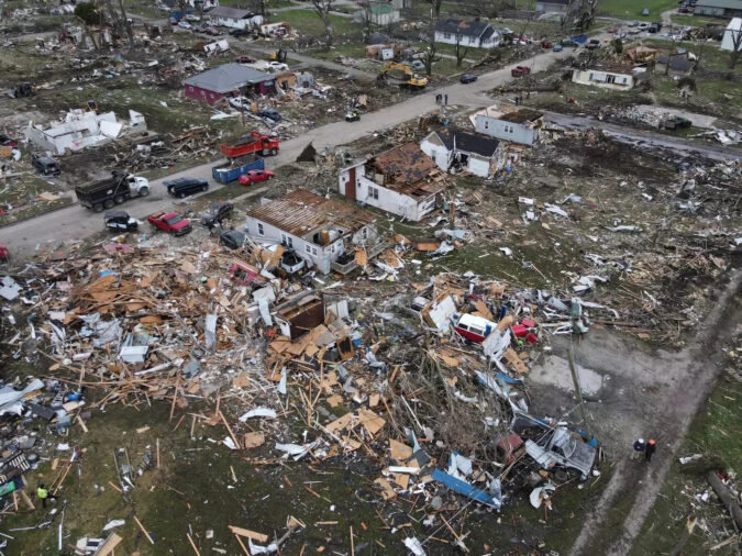 Torn apart homes, overturned cars, toppled power lines, ripped off trees: US storms, tornadoes leave paths of devastation, kill at least 24