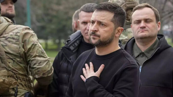 A year on from Bucha, Zelenskyy hails Ukraine resistance