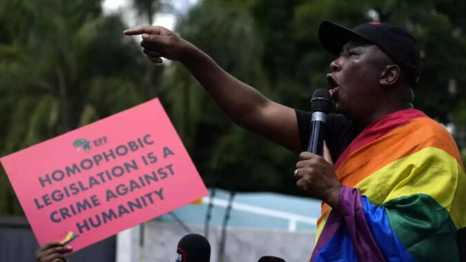 Uganda: South African opposition protests Uganda's anti-LGBTQ bill