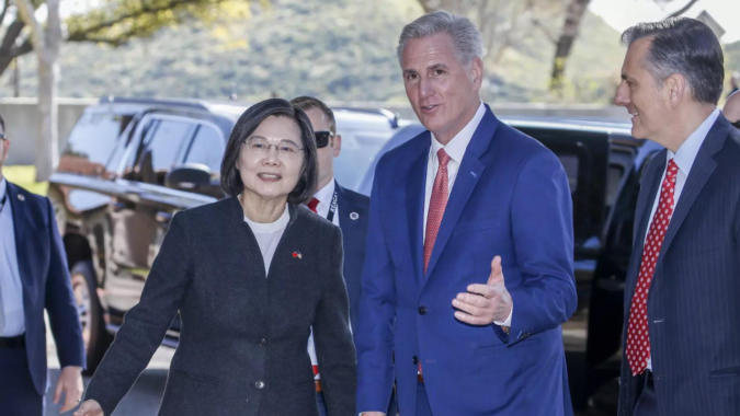 China blasts meeting between Taiwan leader and US House speaker