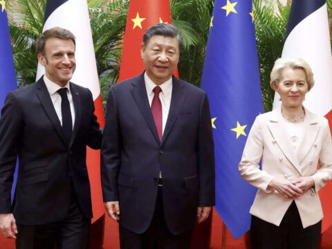 Macron: Macron says 'counting' on Xi Jinping to 'bring Russia to its senses'