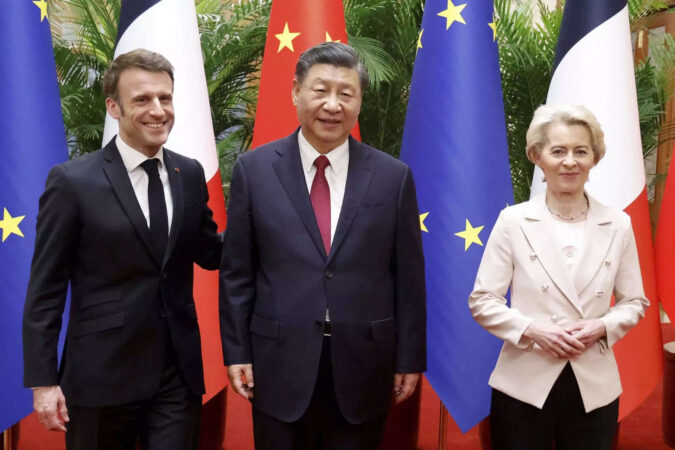 Macron: Macron says 'counting' on Xi Jinping to 'bring Russia to its senses'