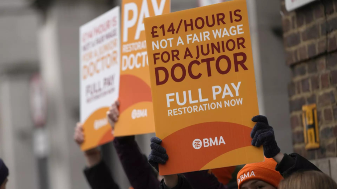 Thousands of doctors plan to walk off job again in England