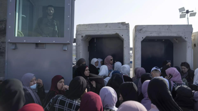 For Palestinians, holiest Ramadan night starts at checkpoint