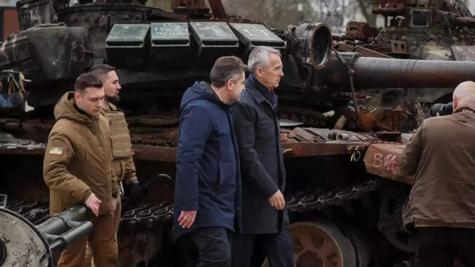 NATO Chief Visits Ukraine: NATO chief visits Ukraine for 1st time since Russia invaded